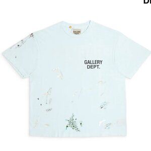NWT - Gallery Dept. SOUVENIR TEE PAINTED - Baby Blue - Size XL
